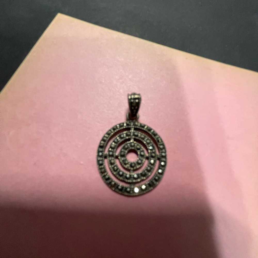 925 vintage marcasite pendant